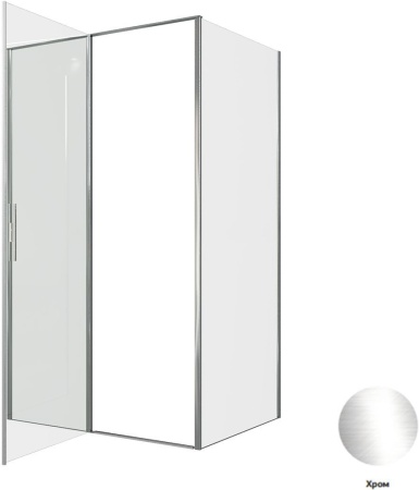 Душевой уголок Allen Brau Priority 120x90 3.31031.00 + 3.31043.00 хром