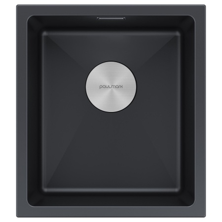 Мойка LUMI 41UNI, IT-GRANIT, LU41-AN, антрацит, 410х460, Paulmark