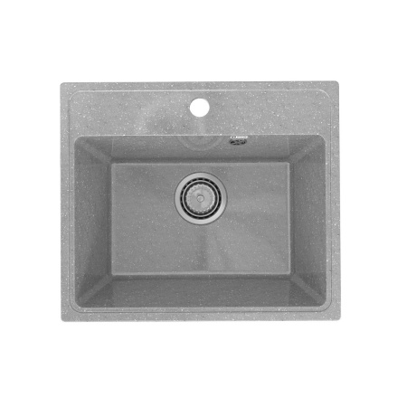 Кухонная мойка Practik PR-490-003 (без сифона), светло-серый