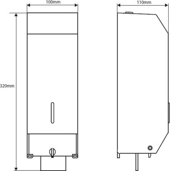 Дозатор для жидкого мыла Bemeta Hotel 123109013
