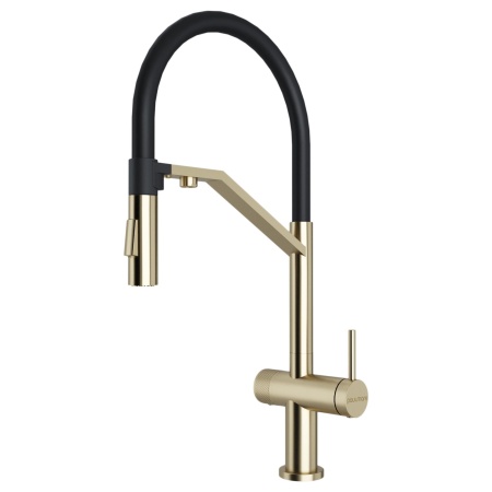 Смеситель для кухни ZENDER, светлое золото, Ze213155-LG, Paulmark