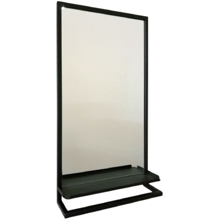 Зеркало Silver Mirrors Kvins-light 500x900 ФР-1759 с полочкой, металлический профиль