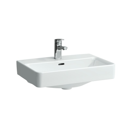 Подвесная раковина Pro S 55х38х9,5 см, санфарфор, с отв. под смеситель 8.1895.8.000.104.1