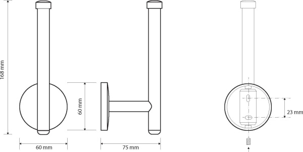 Держатель запасного рулона Bemeta Alfa 102512032