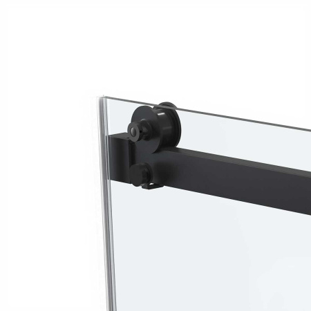 Душевая дверь Vincea Como Soft VDS-1CS150CLB, 1500, черный, стекло прозрачное