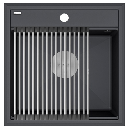 Мойка STEPIA 50, IT-GRANIT, PM115051-AN, антрацит, 500х510, Paulmark