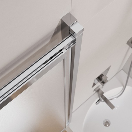Душевая шторка на ванну CEZARES SLIDER-VF-11-100/150-P-Cr