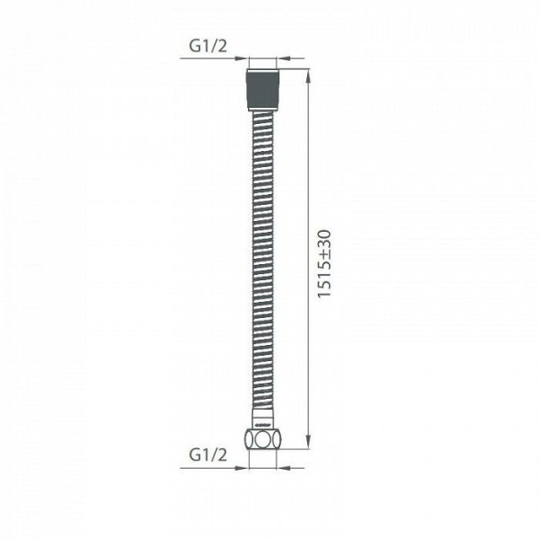 Шланг для душа Milardo 130S150M19