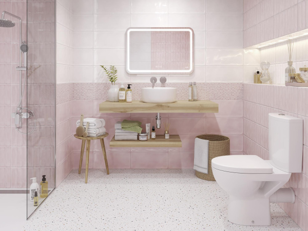 Зеркало Cersanit LED 051 design pro 80x55 с подсветкой bluetooth с антизапотеванием прямоугольное Ecom, KN-LU-LED051*80-p-Os