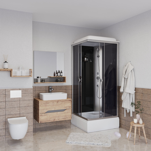 Душ.каб. Niagara Eco E120/90/40R/TN (1200х900х2150) 4 места