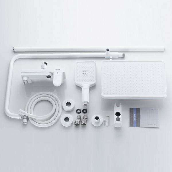 Душевая система Shevanik S4536C, белый