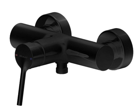 Смеситель для душа Bravat Palace black, черный F9172217BM-01-RUS