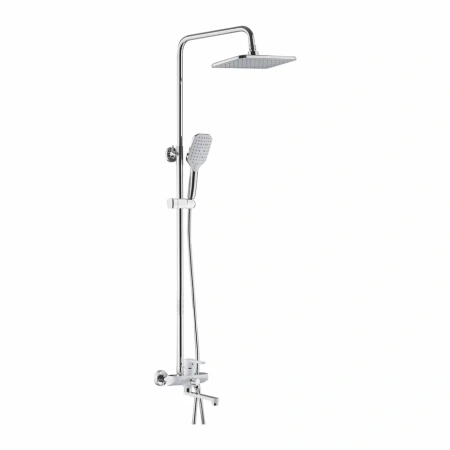 Душевая система Shevanik S8136F, белый/хром