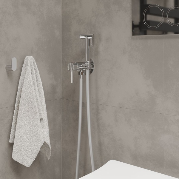 Смеситель встраиваемый RoxenBath Santi 500940-CH с гигиеническим душем