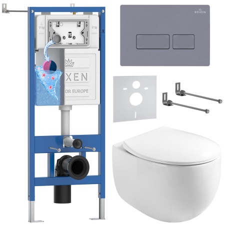 Комплект 6 в 1 RoxenBath StounFix Dual Fresh 966842 (состоит из: 710200, Caspia 410280DG, 530170-01)