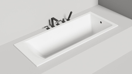 Ванна встраиваемая Salini CASCATA 170x70 покраска по RAL полностью, S-Sense, матовый 104413MF