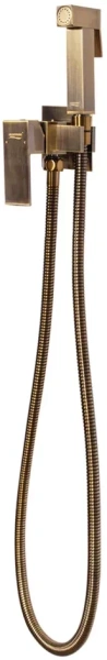 Смеситель встраиваемый с гигиеническим душем Grocenberg GB002 Бронза