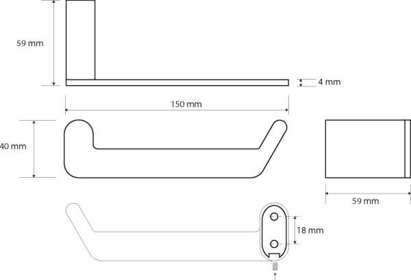 Держатель для туалетной бумаги Bemeta Organic 157112021