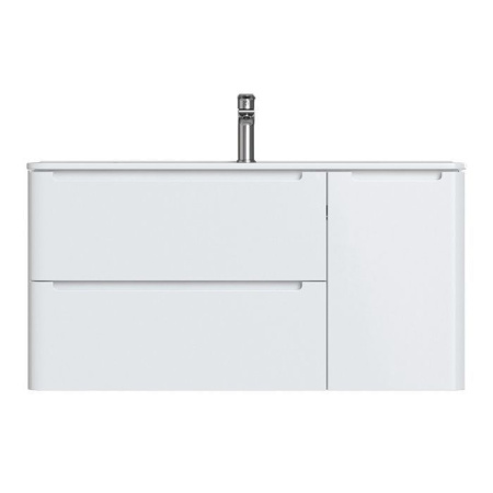 Тумба с раковиной IDDIS Edifice 100 подвесная белая EDI10W1i95K