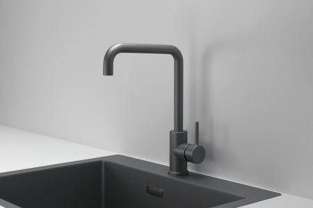 Смеситель для кухни Granula Kitchen Space 7110 графит матовый