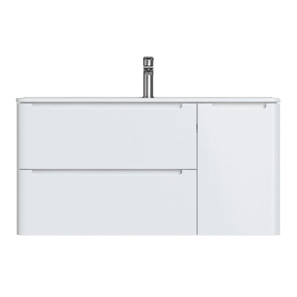 Тумба с раковиной IDDIS Edifice 100 подвесная белая EDI10W1i95K
