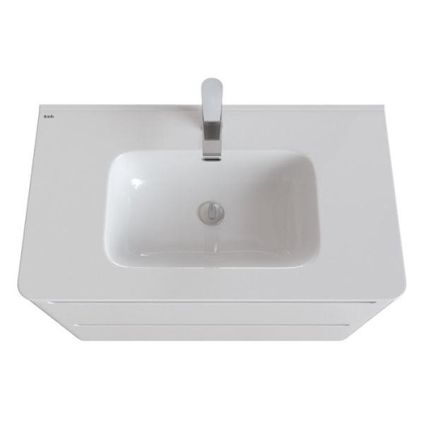 Тумба с раковиной IDDIS Edifice 80 подвесная белая EDI80W0i95K