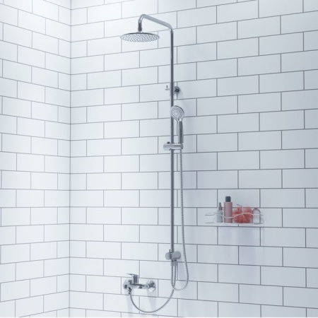 Душевой гарнитур с верхней лейкой Milardo Shower Set 3703F24M76