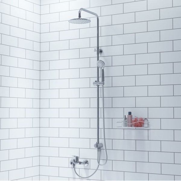 Душевой гарнитур с верхней лейкой Milardo Shower Set 3703F24M76