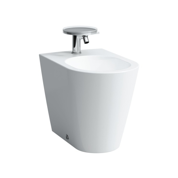 Биде Kartell by laufen 37х43 см, скрытая фиксация, напольное, без крышки 8.3233.1.000.302.1