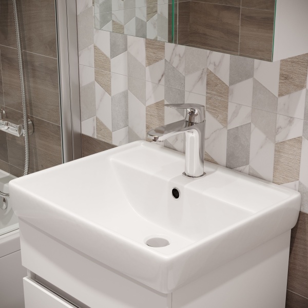 Смеситель для раковины STWORKI Ши S16010CR хром