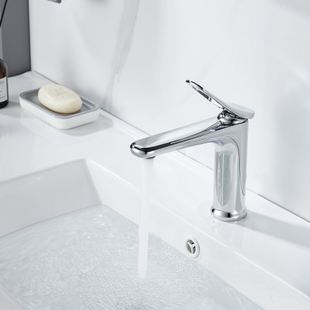 Смеситель для раковины Shevanik S4701, хром