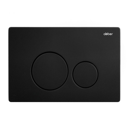 Кнопка смыва для инсталяции ABBER AC0121MB черная матовая