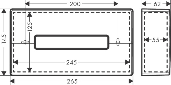 Hansgrohe AddStoris Держатель для салфеток бронза 41774140