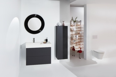 Подвесной унитаз Kartell by laufen 37х54,5 см, безободковый, без сиденья 8.2033.7.000.000.1