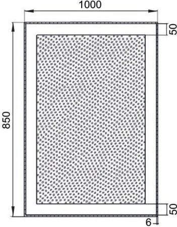 Зеркало Aquanet Алассио 10085 LED