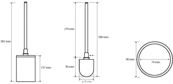 Ершик для унитаза Bemeta Omega 104913092