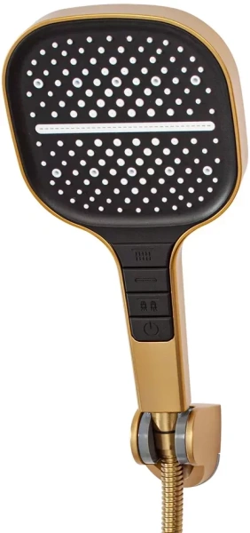 Смеситель для ванны с ручным душем Hansberge H4010 Золото матовый