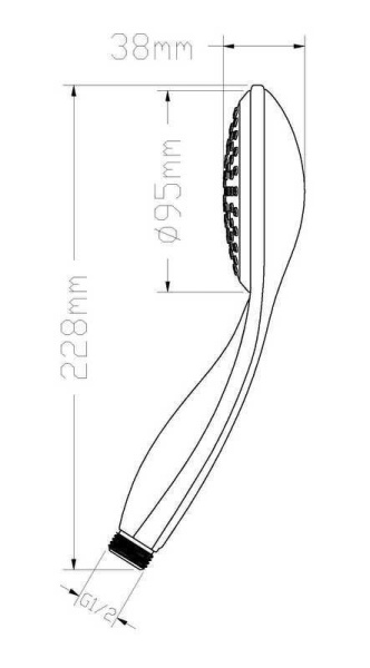 Ручная лейка D&K DC1101701