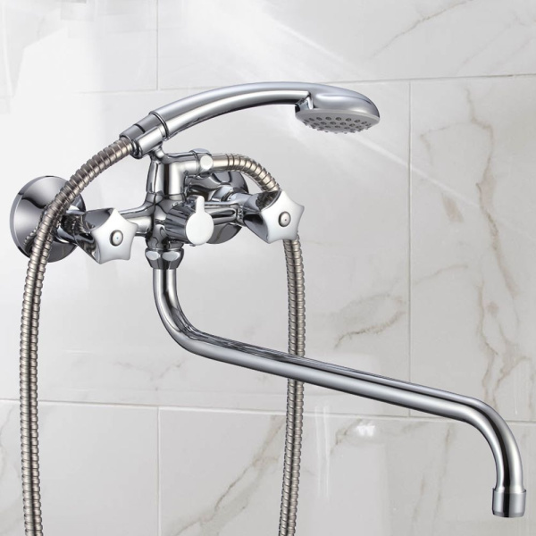 Смеситель для ванны WesnaArt KAMILA KAM16-322-23241, хром