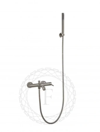 Смеситель для ванны с душем FILARETE Roun FL2120 (Никель)
