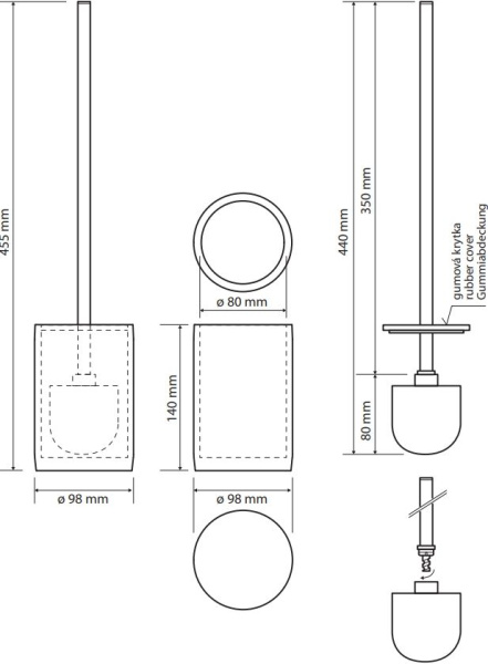 Ершик для унитаза Bemeta Gamma 145713324