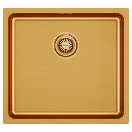 Мойка нерж. сталь VISTA 48, PM304844-BG, брашированное золото, 480х440мм, Paulmark