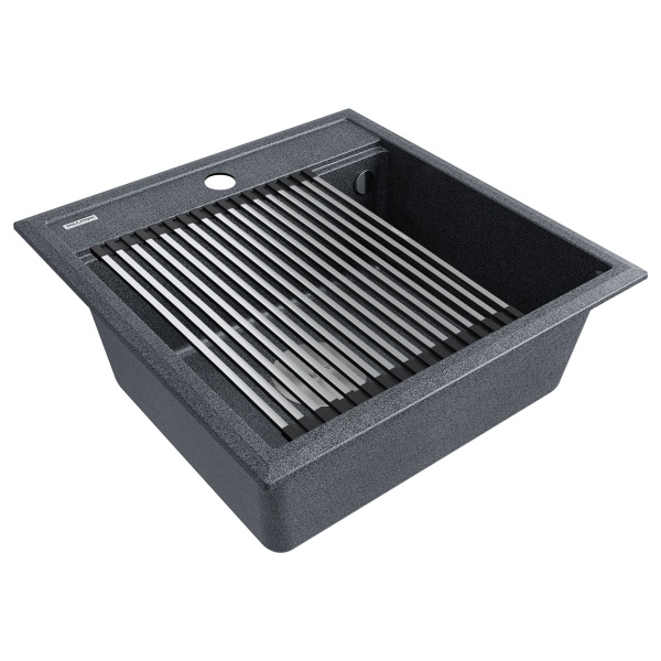Мойка STEPIA 50, IT-GRANIT, PM115051-DG, графит, 500х510, Paulmark
