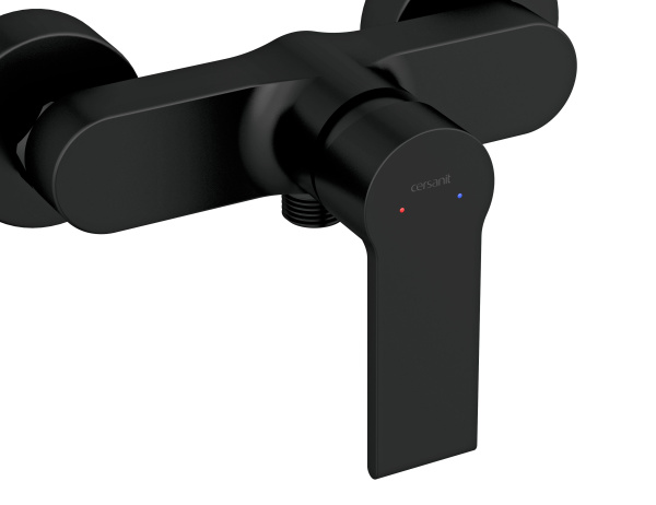 Смеситель для душа Cersanit BRASKO BLACK однорычажный черный, 63109
