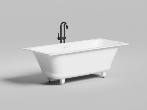 Ванна встраиваемая Salini ORLANDA AXIS KIT 170x75 покраска по RAL полностью, S-Stone, матовый 103323MF