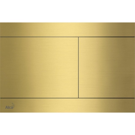 Кнопка управления Alcaplast для скрытых систем инсталляции латунь FUN-BRASS