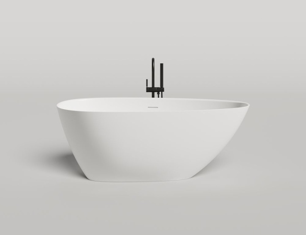 Ванна отдельностоящая Salini PAOLA 160x80, S-Sense, глянцевый белый 1015103G