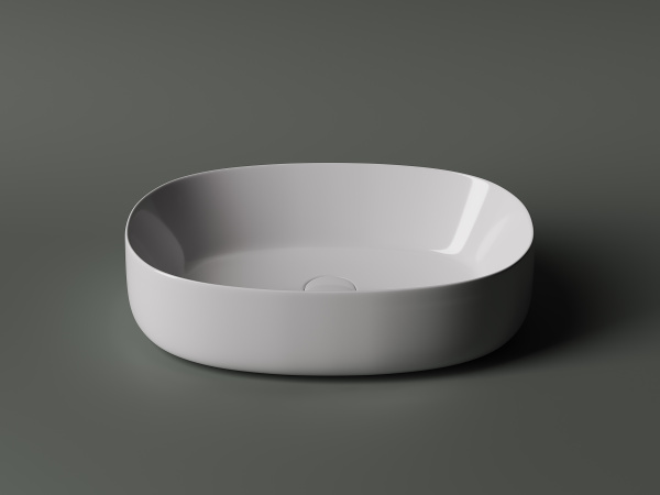 Умывальник Ceramicanova чаша накладная овальная Element 675x350x140мм
