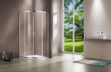 Душевой уголок Vincea Garda VSQ-1G900CL, 900*900, хром, стекло прозрачное