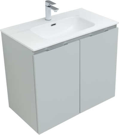 Мебель для ванной Aquanet Алвита New 80 2 дверцы, серый